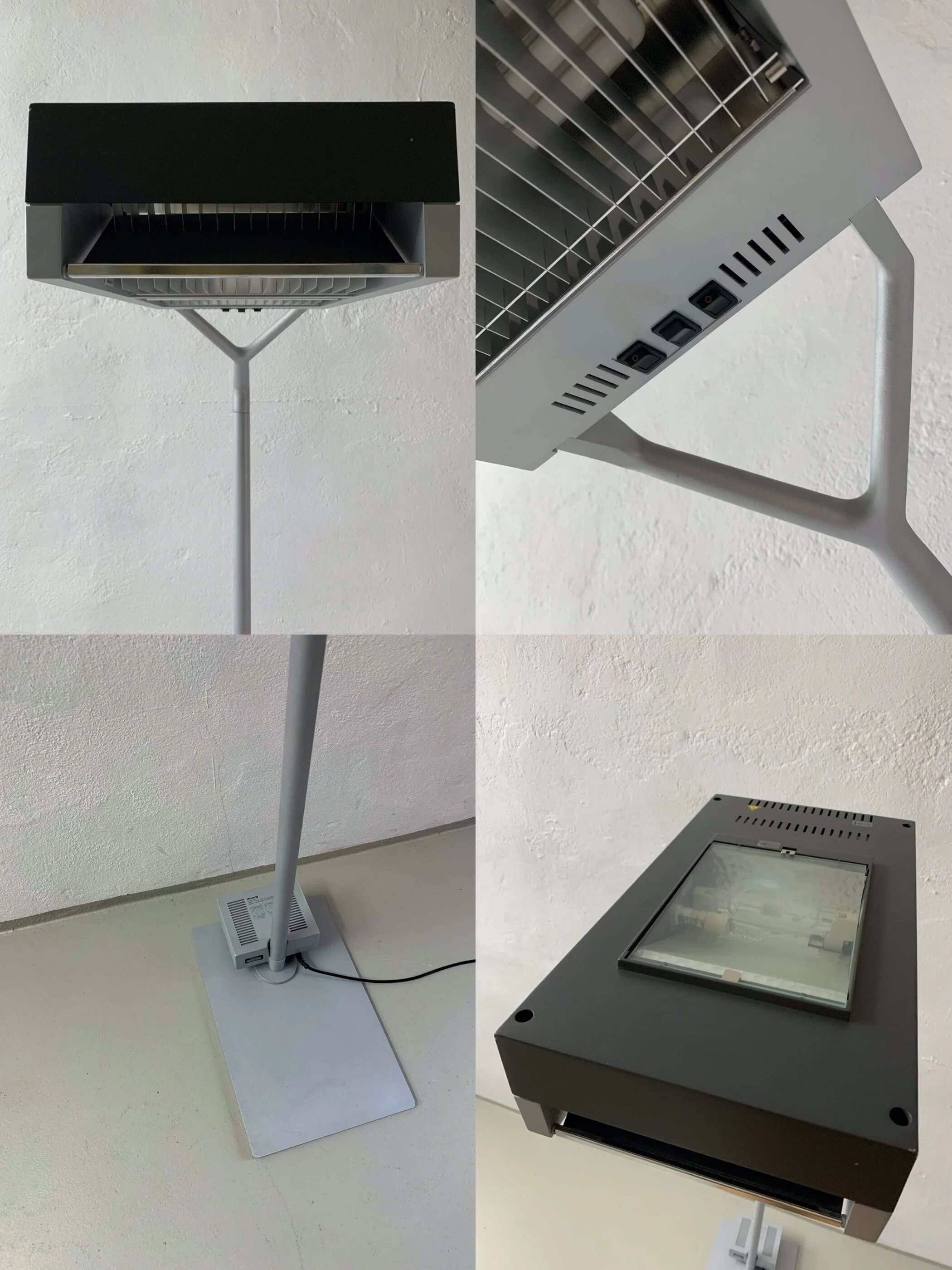 Large metal lamp by Glen Oliver Löw and Antonio Citterio from Ansorg | 1990s