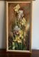 Vintage Oil Painting of Irises
