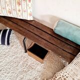 Old school bench metal and wood