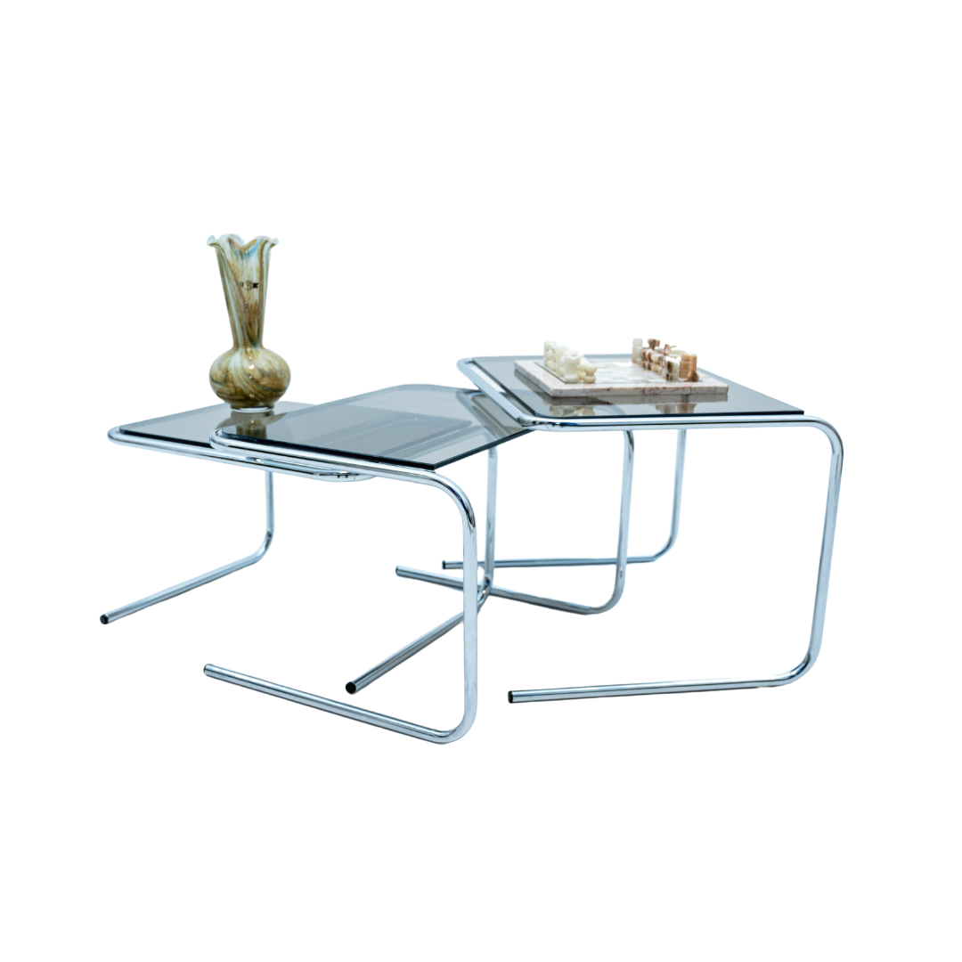 Tubular nesting tables