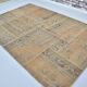 Beige Handknotted Vintage Floor Rug sku 3042