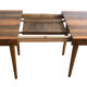 Table à manger extensible en noyer des années 1960