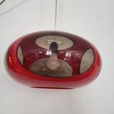 Vintage UFO red pendant lamp Luigi Colani