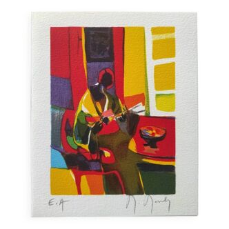 Lithograph by Marcel Mouly