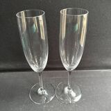 Paire de flûtes à champagne – Baccarat Perfection