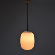 Suspension en verre du milieu du siècle années 1950