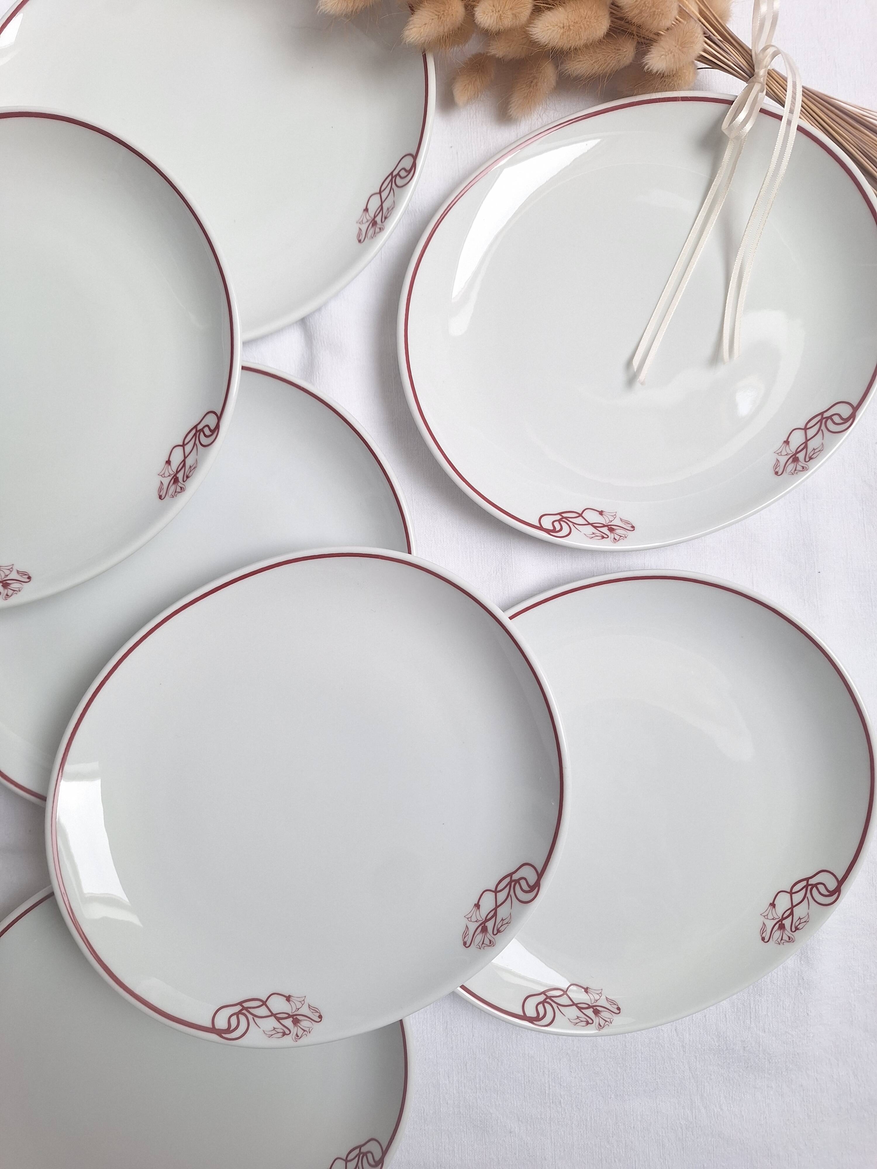 Oval dessert plates Pillivuyt