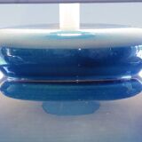 Large d'albret lamp base - made in france, 70's, cracked blue