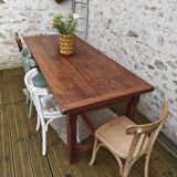 Oak farmhouse table