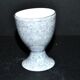 Vintage iridescent gray porcelain egg cup