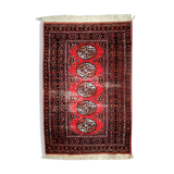 Vintage pakistani carpet lahore handmade 75cm x 119cm 1960s, 1c627