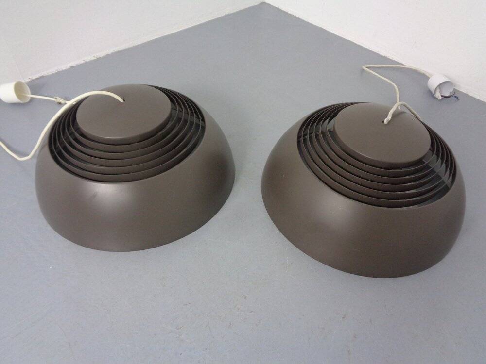 AJ Royal Ceiling Lamps by Arne Jacobsen for Louis Poulsen, Denmark, 1960s, Set of 2