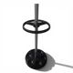 Industrial design coat rack in brushed aluminium - Circa 1990