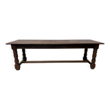 Large 19th Century Farmhouse Table in Solid Beech