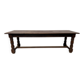 Large 19th Century Farmhouse Table in Solid Beech