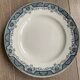 6 flat antique plates in Saint Amand earthenware – model MOROCCO