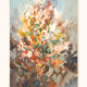 Wild Flowers, Acrylic on Hardboard, 46 x 65cm