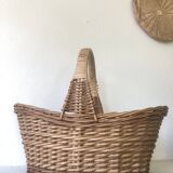 Panier osier tressé