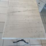 Vintage marble bistro table in the 1960s