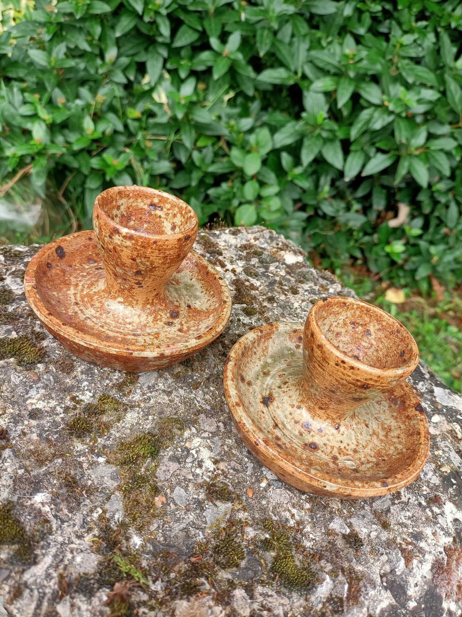 Ensemble de Coquetiers rétro en gre