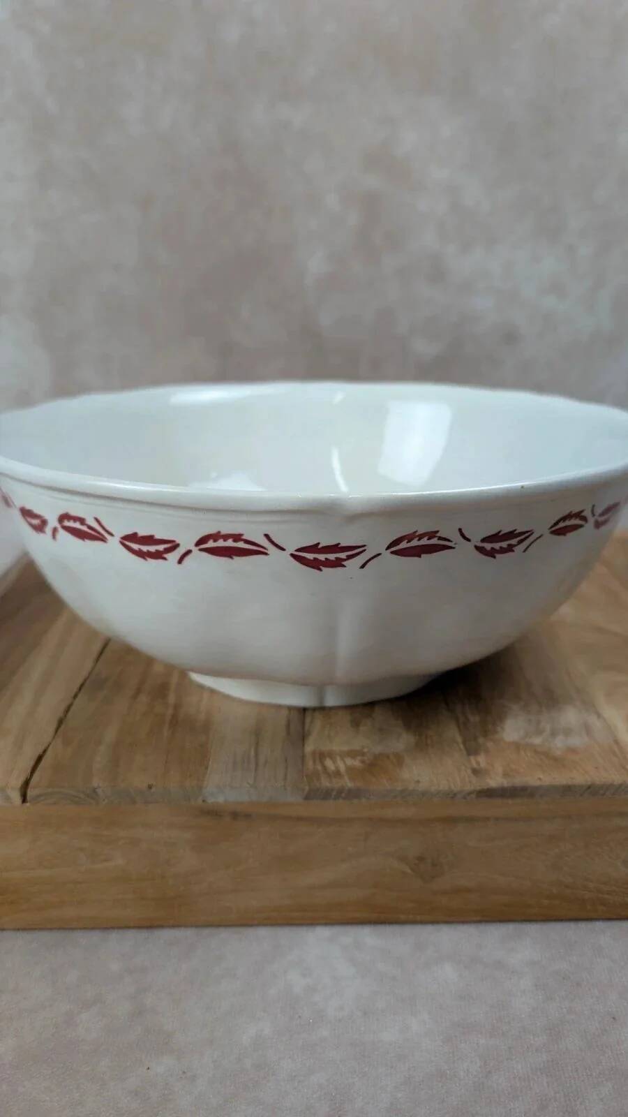 Large Amandinoise salad bowl – Auvergne model