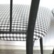 Paire de chaises Colette Gueden pied de poule années 50