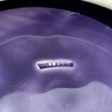 Large stylized vintage dish, Vallauris earthenware cut signed
