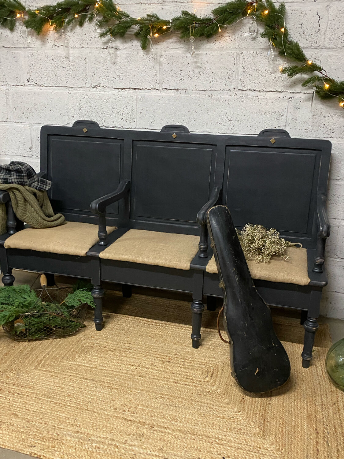 Renovated theatre bench