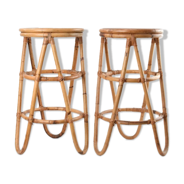 2 tabourets hauts