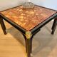 Table basse marbre rouge