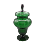 Old candy glass blown 35 cm high