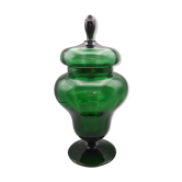Old candy glass blown 35 cm high