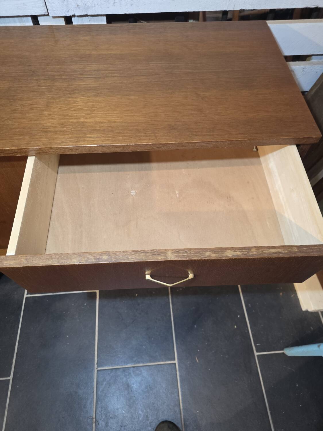 Vintage oak enfilade from the 1960s.