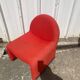 Paire de chauffeuses de marque Atal 1970 rouge