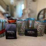 Murano orangeade glasses