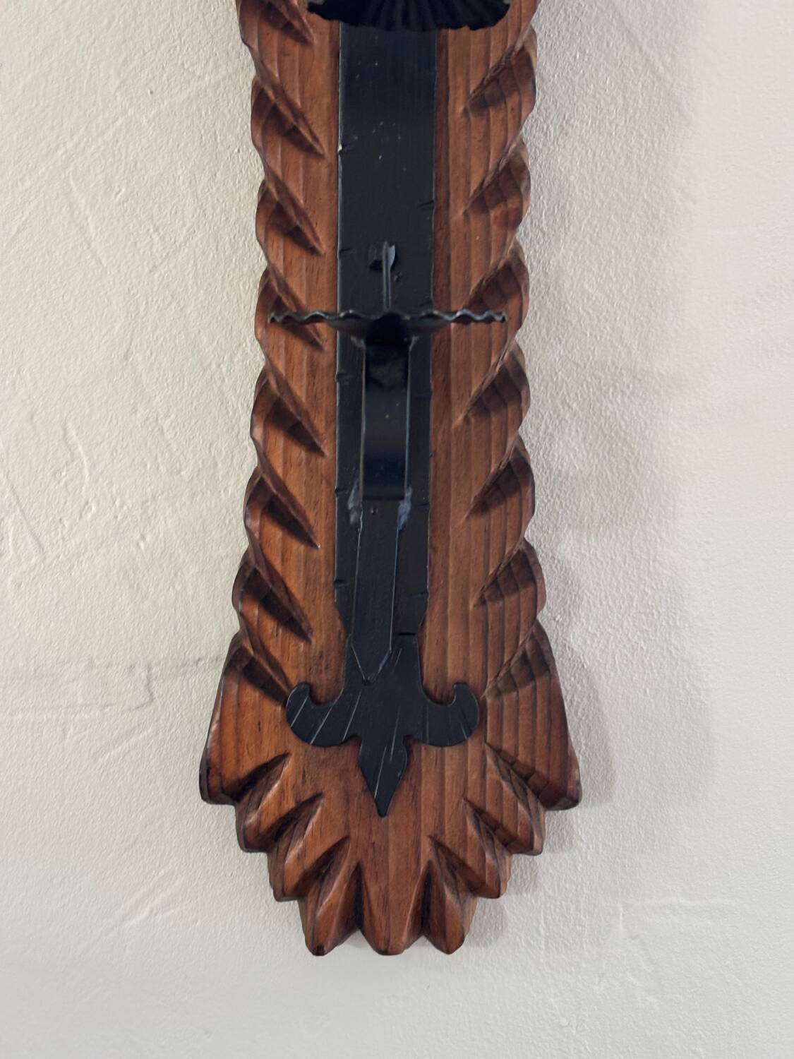 Brutalist wall candlestick