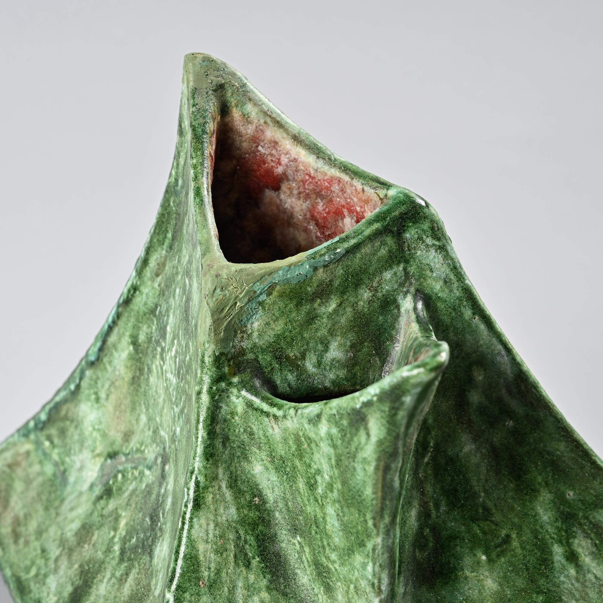 Ceramic vase by Béatrice Cenci, Italy, circa 1960.