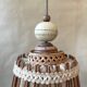 Suspension naturelle en bois et jute