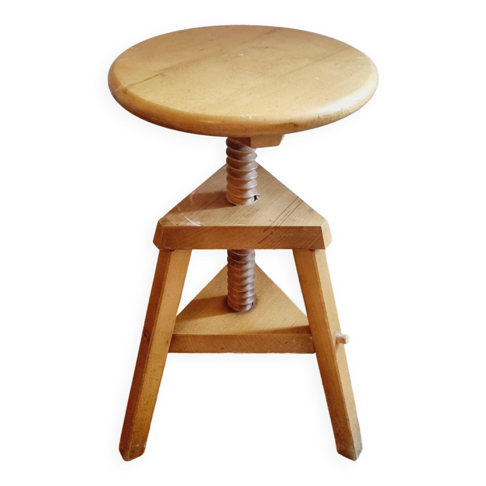 Adjustable piano stool