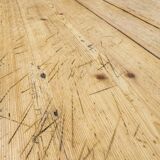 Light wood farmhouse table