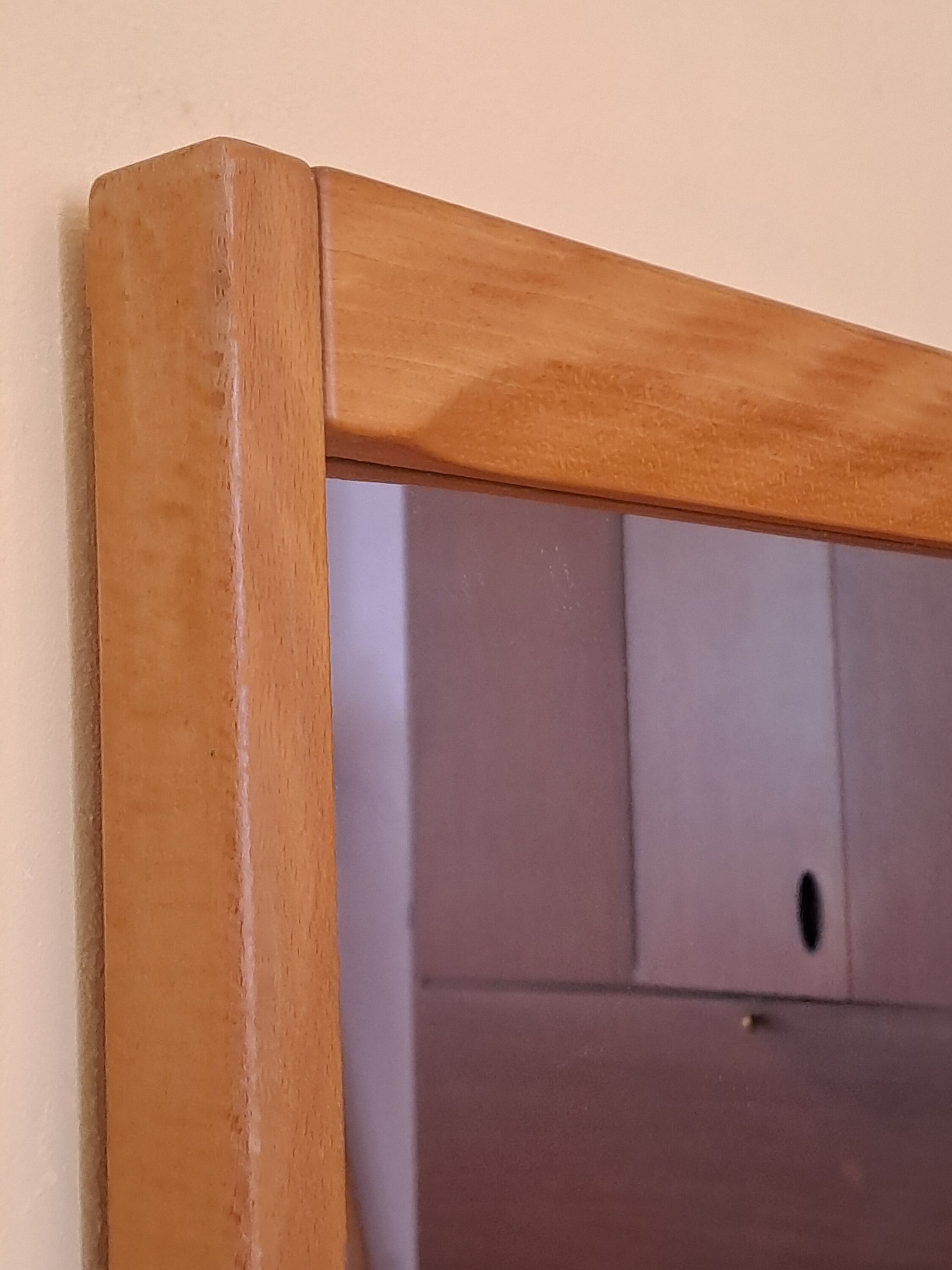 Teak mirror by Aksel Kjersgaard, Vintage Scandinavian 1960s