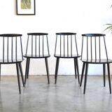 Set of four chairs by Folke Pâlsson, model J77