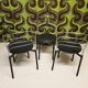 lot de trois chaises Delfina,Italy 80"