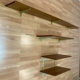 Set of oak shelves, 1950s design.