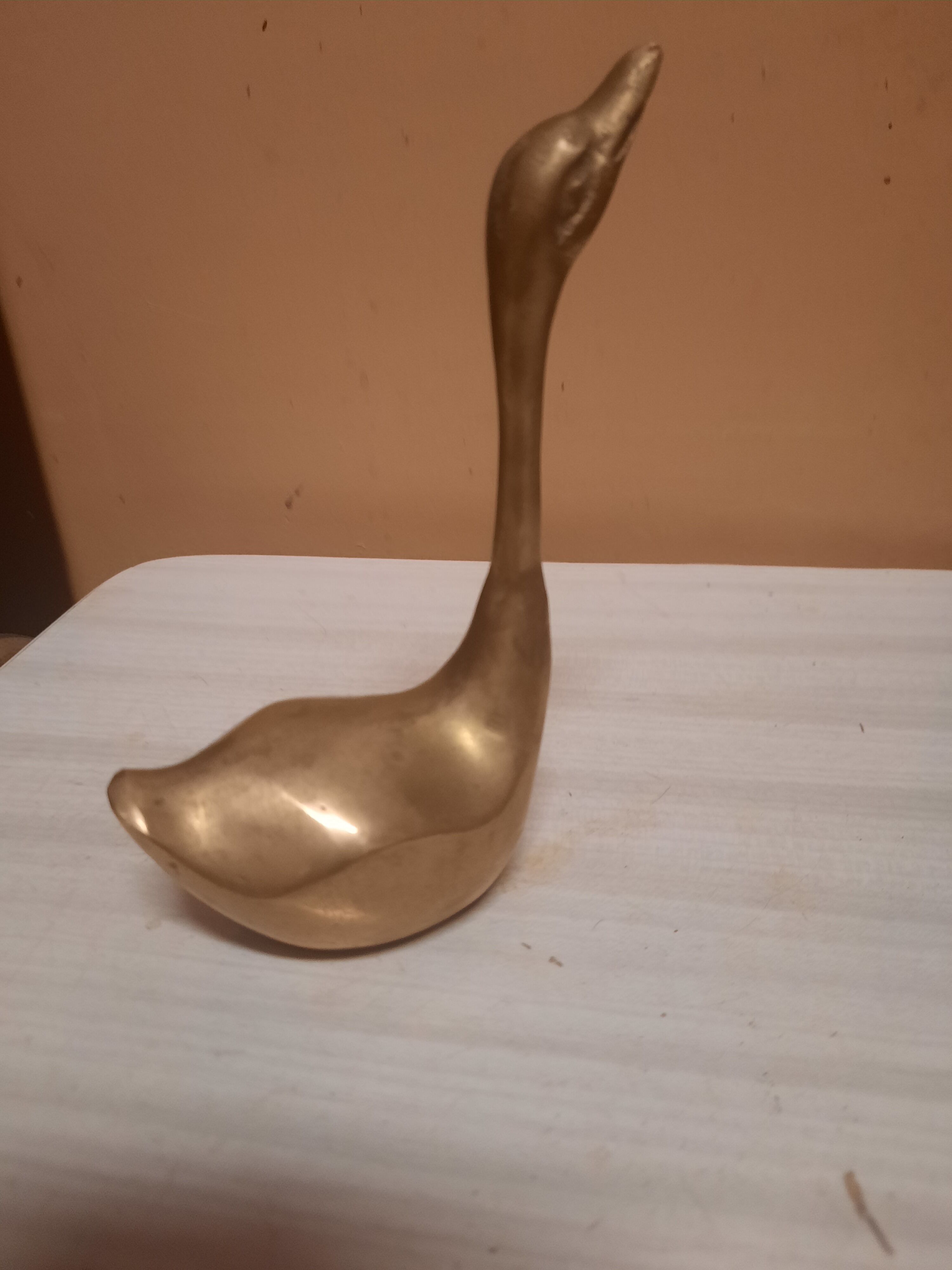 Brass swan