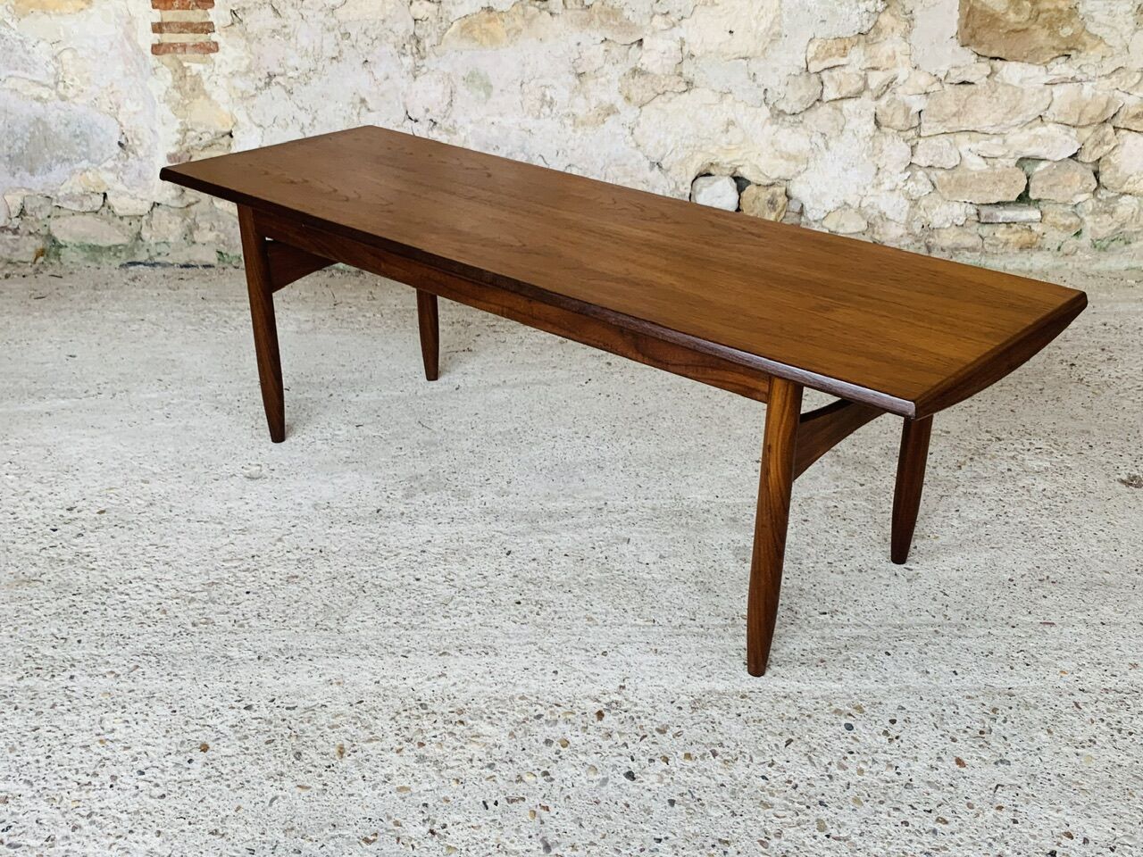 Vintage Danish teak coffee table, circa 1960's