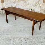 Vintage Danish teak coffee table, circa 1960's