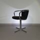3 x mid-century tube frame chairs (swivel) corduroy upholstery