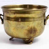 Cahce pot en laiton années 60