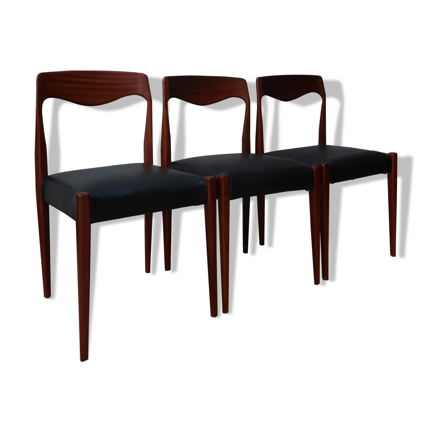 Série de 3 chaises Niels Otto Moller